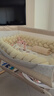 ANGI BABY嬰兒床多功能床折疊嬰兒床可移動(dòng)0-3歲嬰兒護(hù)理臺(tái)新生兒拼接大床 卡其色【護(hù)理臺(tái)+蚊帳+收納籃】 曬單實(shí)拍圖