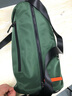 BOY CLN品牌 背包斜挎包男 時(shí)尚休閑日系圓筒包大容量運動(dòng)手提健身包輕便旅行戶(hù)外便攜隨身單肩包女 軍綠色 中 曬單實(shí)拍圖