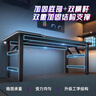 墨例折疊桌電腦桌家用桌簡約學(xué)習(xí)辦公桌書房書桌電競桌游戲桌長條桌子 可折疊電腦桌黑色100*60*75cm 曬單實拍圖