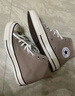 匡威（Converse）官方 1970S運動(dòng)高幫帆布鞋美拉德淺咖啡色A06520C A06520C 38 曬單實(shí)拍圖