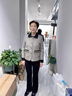俞兆林（YUZHAOLIN）媽媽秋裝50歲60洋氣高貴短外套2025新款中老年人女裝休閑薄款上衣 高級(jí)灰 L  （建議85-100斤） 曬單實(shí)拍圖