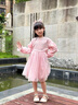 木木屋女童連衣裙春秋裝2025新款公主裙兒童裙子秋冬加絨中大童網(wǎng)紗裙 春秋款 110 尺碼4~5歲【100-110cm】 曬單實(shí)拍圖