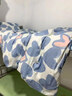 雅鹿大學(xué)生宿舍床笠款六件套被子被芯全棉純棉被套單人被褥全套一整套 博克 0.9m床笠三件套+3斤被+枕芯+床墊 曬單實拍圖