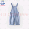 男生女生23545夏季洋氣女大童寬松時(shí)尚百搭背帶褲NPBAJ23545A 藍(lán)色 165 cm 曬單實(shí)拍圖