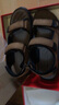 夢(mèng)特嬌（MONTAGUT）涼鞋男夏季新品頭層牛皮防滑平底休閑沙灘鞋男輕便透氣溯溪涼拖鞋 黃棕（皮鞋碼） 40 曬單實(shí)拍圖