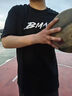 必邁（bmai）新品男女同款輕薄透氣跑步文化短袖T恤柔軟舒適吸濕排汗 騎士黑 2XL 曬單實(shí)拍圖