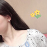 夢(mèng)黛麗耳飾【S925純銀】耳釘女淡水珍珠耳環(huán)輕奢高級感小眾設計法式耳飾 皇冠珍珠耳釘【銀色】一對 曬單實(shí)拍圖