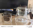 酷蟲 KUSECT德國飄逸杯泡茶壺新款泡茶分離杯玻璃茶壺泡茶家用全玻璃內(nèi)膽茶具 【胡桃木】透明 750ml 曬單實(shí)拍圖