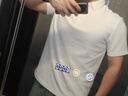 名創(chuàng)優(yōu)品（MINISO）華夫格Polo衫男夏季舒適透氣寬松百搭高級(jí)感短袖t恤 白 L 曬單實(shí)拍圖