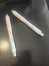 得力（deli）雙球珠速干按動中性筆 0.5mmST頭液態(tài)硅膠舒適手感學(xué)生刷題筆簽字筆 單支裝黑色SA72 曬單實拍圖