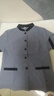 千以揚(yáng)（QIANYIYANG）夏季保潔工作服短袖上衣酒店賓館服務(wù)員物業(yè)阿姨保潔服可現(xiàn)做logo   灰色女款 3XL  曬單實(shí)拍圖