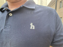哈吉斯（HAZZYS）男裝 夏款【涼感/抗菌/防螨】短袖POLO衫男ASTZE0BBE23 深藏青色DN L （175/96A 48） 曬單實(shí)拍圖