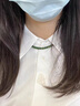 京鑒新疆和田玉碧玉項鏈女頸鏈玉石吊墜手串玉珠子散珠鎖骨鏈附證書(shū) 【鏈長(cháng)約40cm】珠徑約6MM 曬單實(shí)拍圖