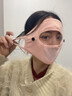 曇蓓漫防油煙面罩做飯炒菜防油濺檔油女款廚房煮飯專用護(hù)臉器具全臉?lè)雷o(hù) 雪芽色+黑色護(hù)目 【防止油濺，拒做黃臉】 曬單實(shí)拍圖