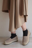 COUP DE FOUDRE2025春季新款CDF女鞋時(shí)尚百搭漁夫鞋一腳蹬舒適輕便休閑通勤單鞋 杏色 37 曬單實(shí)拍圖