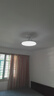美的（Midea）風(fēng)扇燈餐廳吊扇燈led臥室燈隱形扇葉遙控三防燈具熟睡風(fēng)包安裝 曬單實拍圖