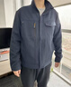 帥帝拉克春秋季高端防靜電工作服男女套裝男車間長袖加油站電力勞保服上衣 【高端品質(zhì)】長袖套裝-藏藍色 XL (175) 男（建議140-160斤） 曬單實拍圖