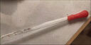 可求惡軟膠頭橡膠吸水球玻璃刻度膠頭滴管移液管0.5ml/1ml/2ml/5ml/10ml 刻度滴管0.5ml(含紅膠頭)1支 曬單實(shí)拍圖