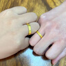 ANST訂婚戒指一對結(jié)婚對戒古法黃金色雙喜字情侶戒指男女婚戒仿真喜結(jié) 【喜字對戒】情侶一對 開口可調(diào)節(jié) 曬單實拍圖