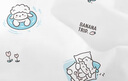 蕉趣（BANANA TRIP）一次性四件套加厚雙人床單被套枕套旅行酒店隔臟印花床上用品套裝 曬單實(shí)拍圖
