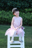 迪士尼公主裙女童生日禮服夏季新款兒童裙子女孩高級連衣裙童裝蓬蓬裙 粉色 110 曬單實(shí)拍圖