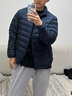 波司登（BOSIDENG）25年新款短款輕薄羽絨服男90絨戶外野營登山旅游外套 中山青5870-航海系 XL 185/104A 體重約155-170斤 曬單實拍圖