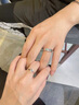 ICESTRELLA鉑金pt950花蕾仿真鉆戒女六爪皇冠群鑲鉆石結(jié)婚莫桑石戒指女 1克拉 10號(hào) 曬單實(shí)拍圖
