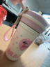Next Kiss英國聯(lián)名Hello Kitty保溫杯女316不銹鋼水杯高顏值學(xué)生雙飲泡茶杯 粉色 410ml 曬單實(shí)拍圖