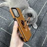 四兄數(shù)碼適用蘋果15promax手機殼磁吸支點支架新款iphone14高檔13真皮軟殼高級16防摔個性12男女保護套Plus 典雅棕 iPhone 15 曬單實拍圖