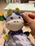 柯斯德尼（kidsneed）安撫玩偶嬰兒可入口啃咬寶寶睡覺哄睡眠神器手指偶小兔安撫巾玩具 【哄睡禮盒】呆萌牛牛--安撫巾 曬單實(shí)拍圖