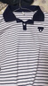 G.DUCKKIDS品牌童裝男童T恤短袖POLO衫兒童夏裝新款男孩衣服中大童夏季短T恤 條紋小熊POLO 160 曬單實(shí)拍圖