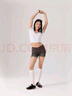 Levi's李維斯女士修身直筒簡約美式復(fù)古時(shí)尚隨搭煙灰色牛仔短褲 煙灰色 29 曬單實(shí)拍圖