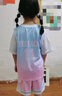 卡兔藍貓（KATULANMAO）女童童裝2023新款寬松籃球服中大童時(shí)尚球服女兒童速干兩件套套裝 粉紅色 130 曬單實(shí)拍圖