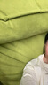 墨往人類(lèi)狗窩懶人沙發(fā)床單雙人可睡覺(jué)飄窗小沙發(fā)椅床上座椅 綠色188*110【特大加寬】科技絨 曬單實(shí)拍圖