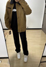 卡圖弛美式復(fù)古cleanfit工裝外套男早秋季高級(jí)感痞帥寬松教練夾克衫上衣 卡其色 XL 曬單實(shí)拍圖
