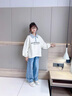 NICKYBABY女童秋裝套裝2025新款洋氣時髦兒童春秋衛(wèi)衣學(xué)院風(fēng)初中生女孩韓版 15280藍(lán)色 130 cm 曬單實拍圖