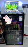 新飛（frestec）冰吧冷藏柜 歐式恒溫紅酒柜酒店家用電冰箱迷你小型單門辦公室保鮮展示留樣茶葉飲料藥品柜 118升黑內(nèi)膽【冷藏+微冷凍+帶燈+帶鎖】 曬單實(shí)拍圖