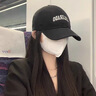 法派棒球帽男女寬帽檐顯臉小大頭圍鴨舌帽遮陽帽子 黑色  M 55-60 曬單實(shí)拍圖
