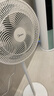 美的（Midea）電風(fēng)扇 家用七葉立式落地扇宿舍臥室輕音節(jié)能搖頭桌面小風(fēng)扇大風(fēng)力空氣循環(huán)風(fēng)扇 SAF30AC  曬單實(shí)拍圖