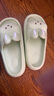名創(chuàng  )優(yōu)品（MINISO）拖鞋女士四季居家用踩屎感eva可愛(ài)浴室內洗澡防滑情侶新品拖鞋 綠色 38-39 【適合37-38腳穿】 曬單實(shí)拍圖