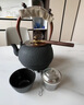 洛湘 高端鐵壺日本原裝進口純手工鑄鐵壺電陶爐煮茶器燒水壺高端送禮 平丸 曬單實拍圖