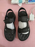 蜘蛛王涼鞋男夏季軟底透氣運動(dòng)休閑涼拖鞋防滑耐磨氣墊外穿沙灘鞋 ZZ8200黑色 42標準運動(dòng)鞋碼 曬單實(shí)拍圖