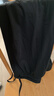 名創(chuàng)優(yōu)品（MINISO）涼感冰絲褲子男夏季新款舒適透氣顯高顯瘦直筒休閑褲 黑 2XL 曬單實拍圖
