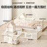 月亮故事LUNASTORY魔方圍欄地上嬰兒爬爬墊寶寶爬行墊兒童客廳游戲護(hù)欄禮物 [單圍欄200*180cm] 甲醛甲酰胺未檢出 曬單實(shí)拍圖