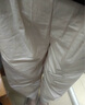 啄木鳥(niǎo)純棉松緊腰高腰寬松大碼薄款九分褲女夏季新款燈籠褲休閑顯瘦 白色薄 輕薄 M 建議80-100斤 曬單實(shí)拍圖