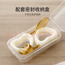 英氏（YEEHOO）寶寶自主進(jìn)食輔食勺子一歲學(xué)吃飯訓(xùn)練習(xí)兒童PPSU餐具彎頭叉勺 曬單實(shí)拍圖