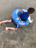 愛(ài)慕兒童（AIMER KIDS）新品奧特曼光防曬耐氯兒童泳衣套裝男童長(cháng)袖五分褲分身泳衣泳帽 藍色奧特曼局印 120 曬單實(shí)拍圖