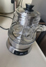 金灶（KAMJOVE）玻璃電茶壺電熱水壺養(yǎng)生壺家用燒水壺茶具多功能蒸汽噴淋煮茶器煮茶壺 E85 0.8L 銀色 曬單實拍圖