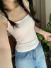 內茵吊帶背心女自帶一體胸墊涼感遮副乳美背內搭2025夏季新款  曬單實(shí)拍圖