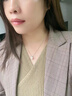 伊燦通體銀單顆仿珍珠吊墜項(xiàng)鏈女輕奢氣質(zhì)高級(jí)感鎖骨鏈2025年新款頸鏈 通體銀單顆珍珠項(xiàng)鏈 曬單實(shí)拍圖